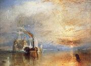 Joseph Mallord William Turner The Fighting Temeraire Tugged to Her Last Berth to be Broken Up china oil painting artist